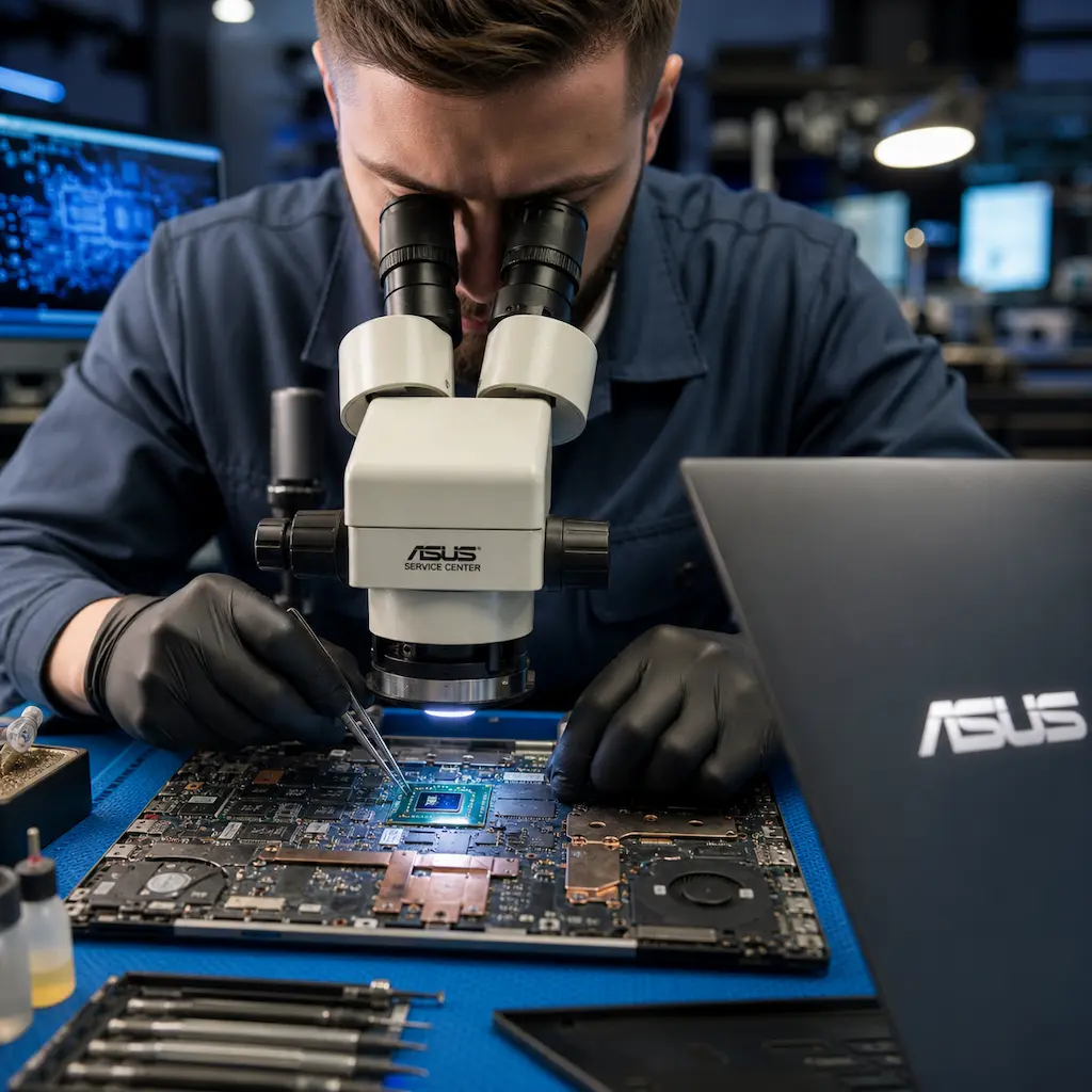 Замена видеокарты ноутбука Asus в Шуе
