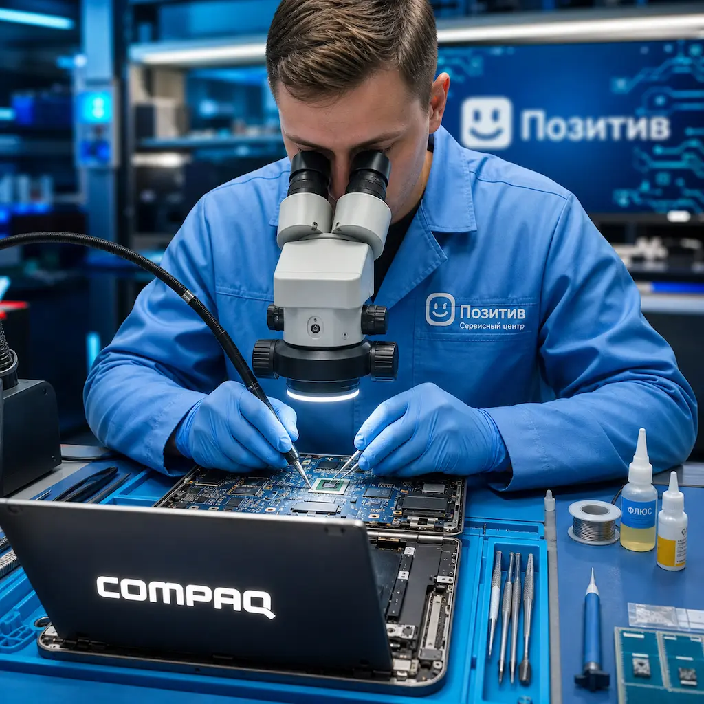 Замена видеокарты ноутбука Compaq в Шуе