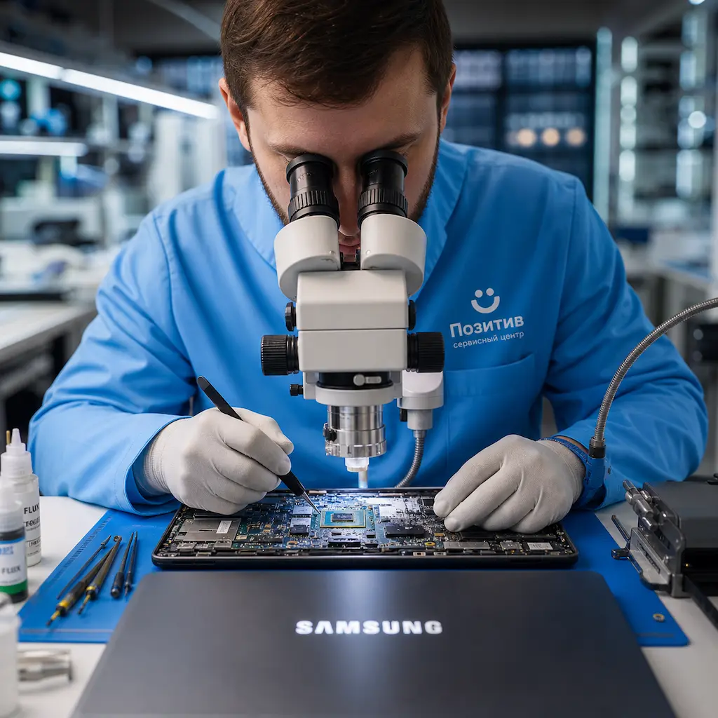 Замена видеокарты ноутбука Samsung в Шуе