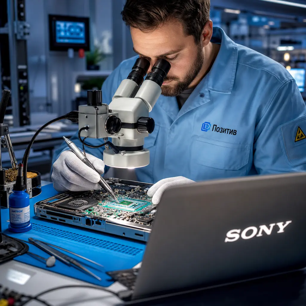 Замена видеокарты ноутбука Sony в Шуе