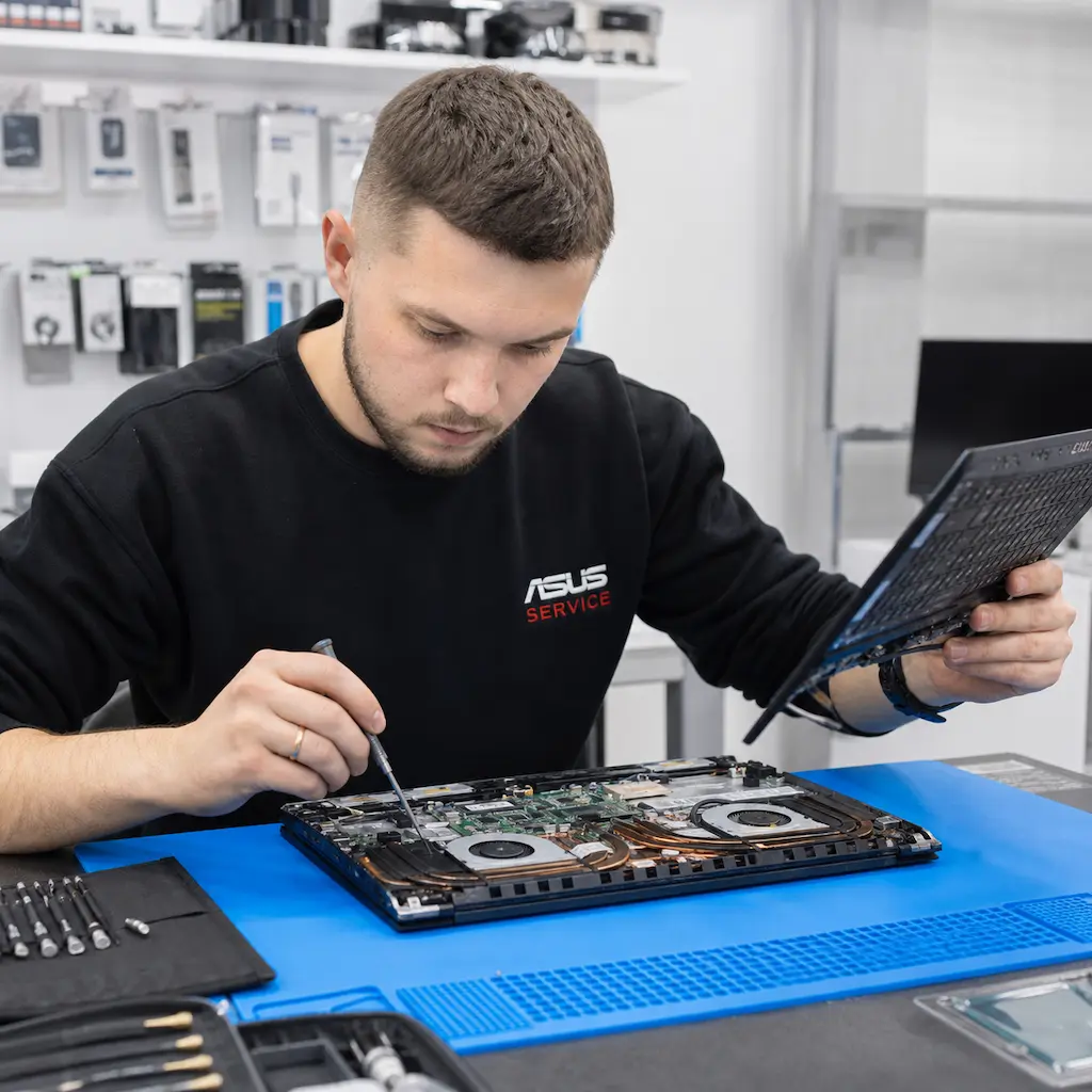 заменить клавиатуру на ноутбуке Asus в Шуе