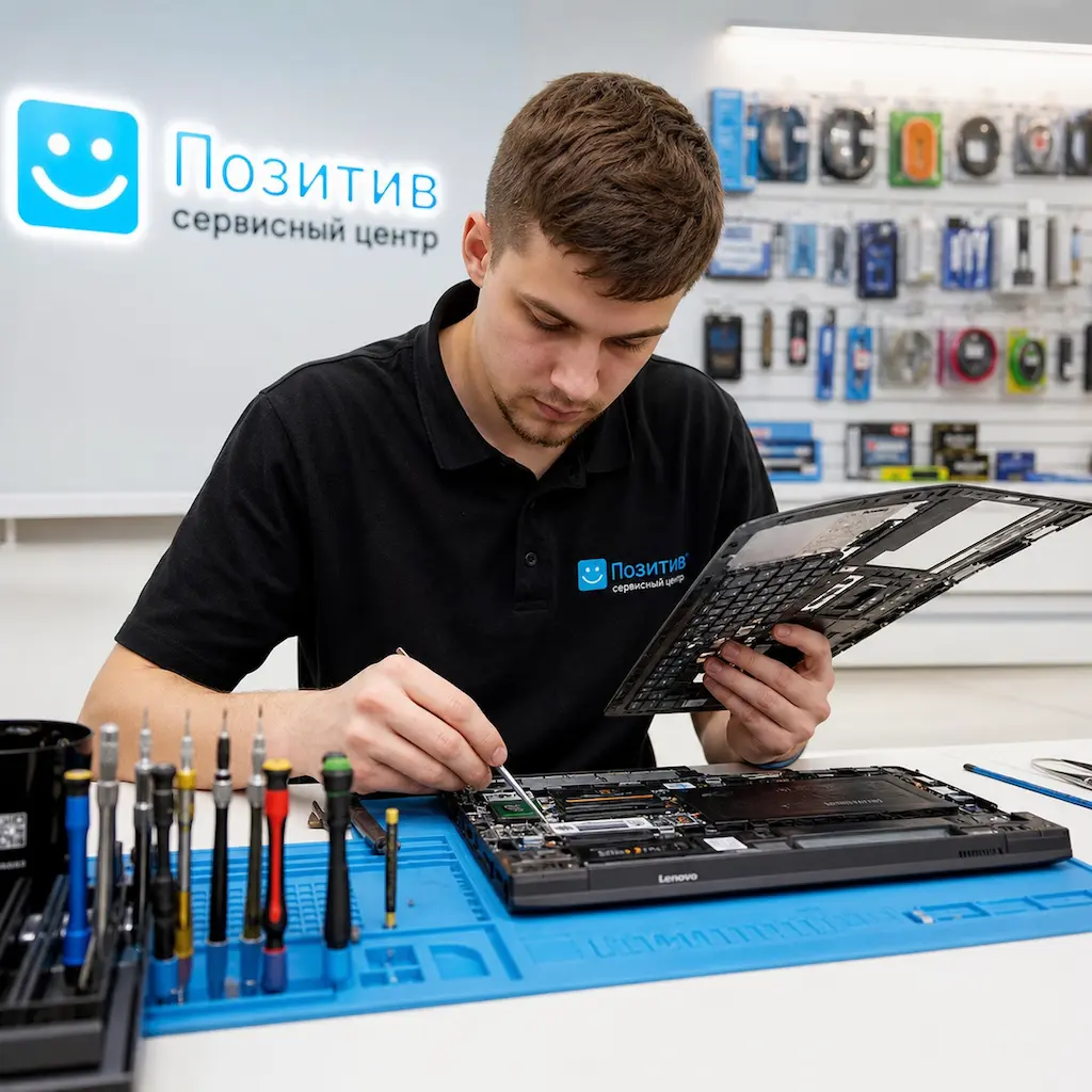 заменить клавиатуру на ноутбуке Lenovo в Шуе