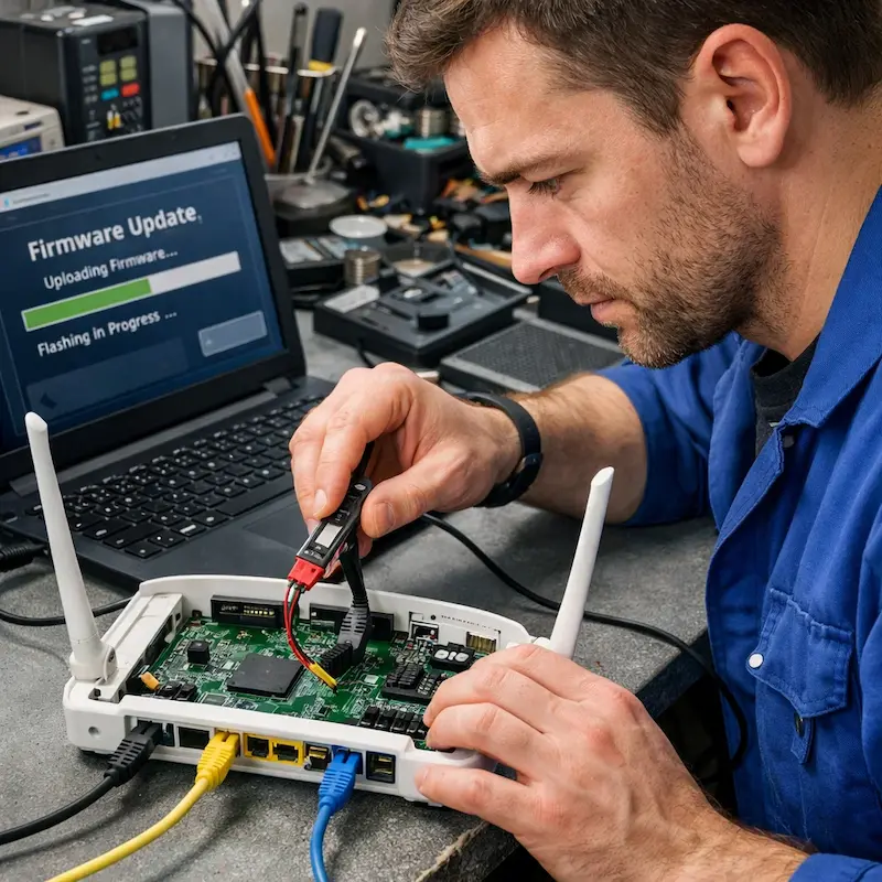 Обновление прошивки роутера в Шуе